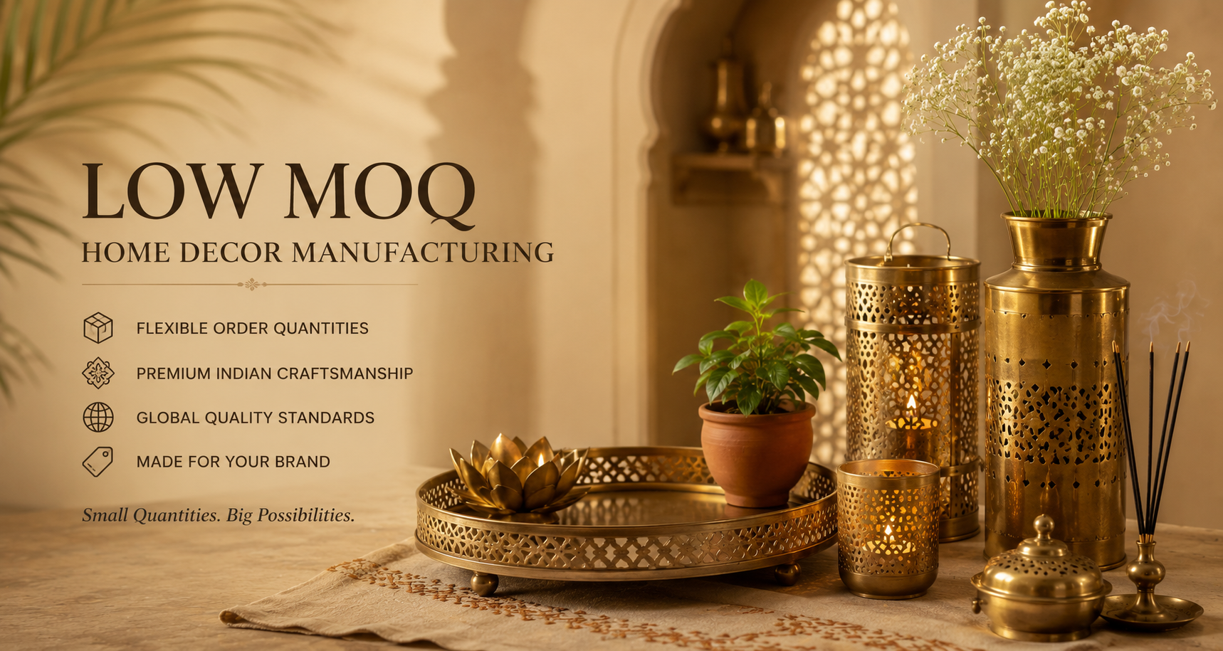Low MOQ Manufacturing for Home Decor Brands
